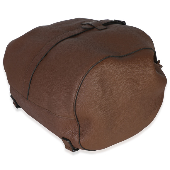 Gucci Brown Pebbled Leather Large Grand Prix Backpack - Picture 7 of 8